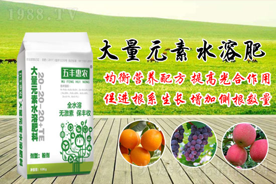 大量元素水溶肥好用么？大量元素水溶肥有哪些功效？