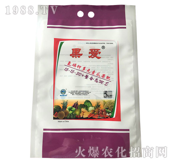 氮磷鉀多元素瓜果肥15-15-30+ME-果愛(ài)-一心化工