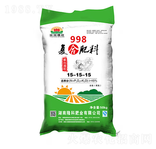 復(fù)合肥料（998）15-15-15-田園穗旺-隆科肥業(yè)