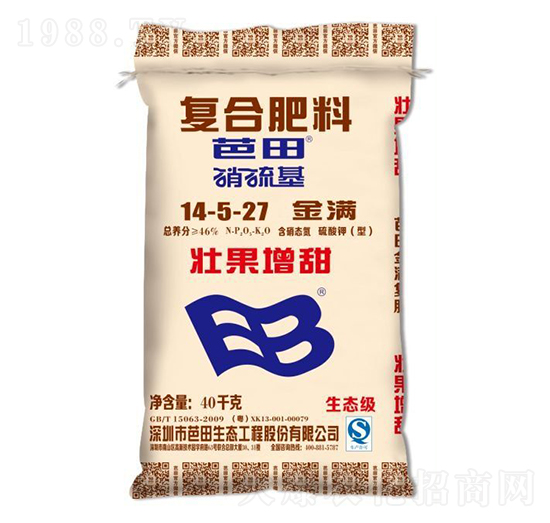 硫酸鉀型復(fù)合肥料14-5-27-芭田-農(nóng)之友