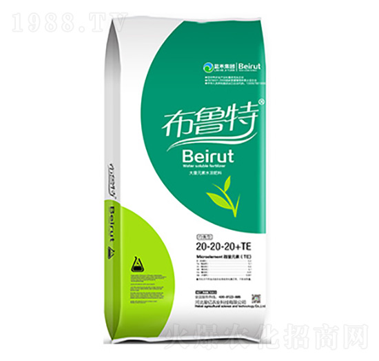 平衡型大量元素水溶肥料20-20-20+TE-布魯特-星億農(nóng)業(yè)