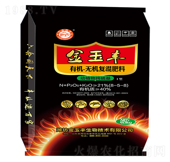 有機(jī)-無機(jī)復(fù)混肥料8-5-8-金玉豐-云濤