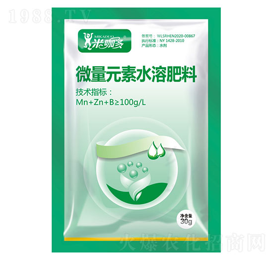 30g微量元素水溶肥-米咖多-秦農(nóng)作物