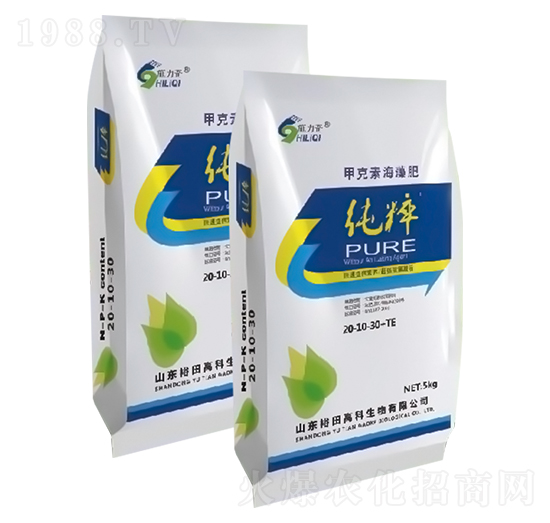 甲殼素海藻肥20-10-30+TE-純粹-裕田高科