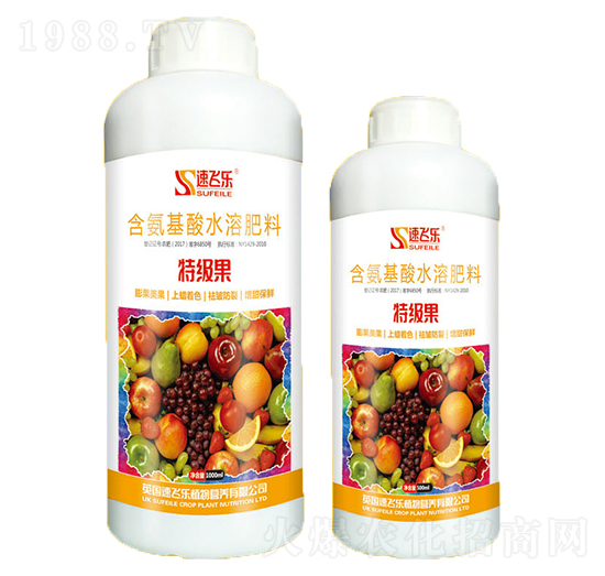 含氨基酸水溶肥料-特級(jí)果-嘉華生物