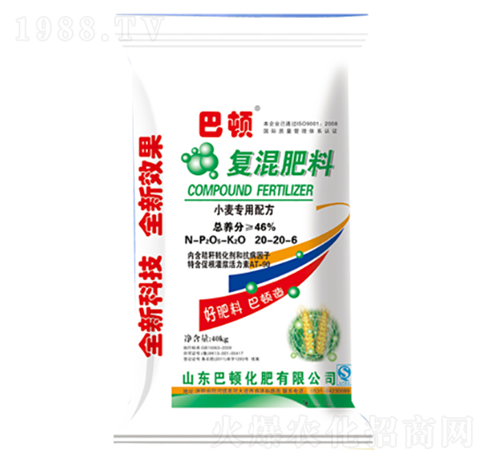 小麥專用復(fù)混肥料20-20-6-巴頓