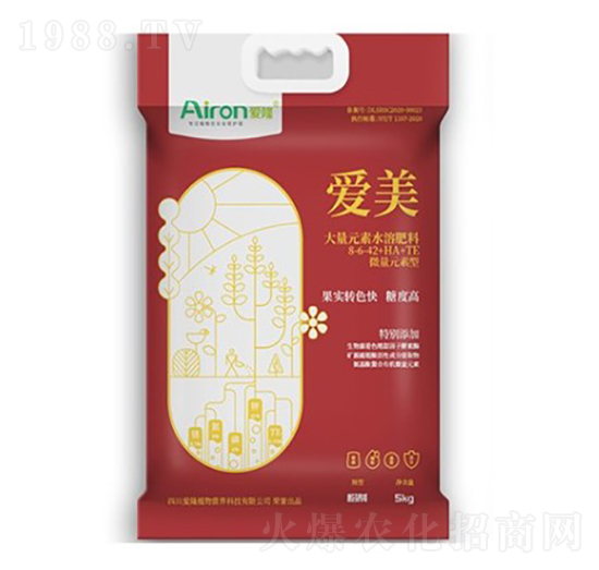 大量元素水溶肥料8-6-42+HA+TE-愛(ài)美-愛(ài)隆