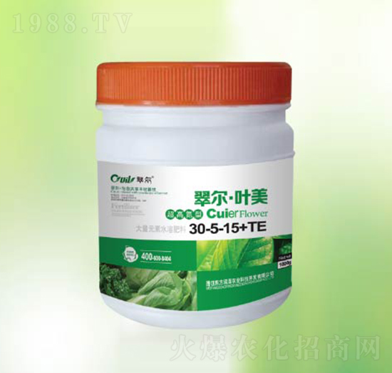 超高鉀型水溶肥30-5-15+TE-翠爾葉美-東方潤澤