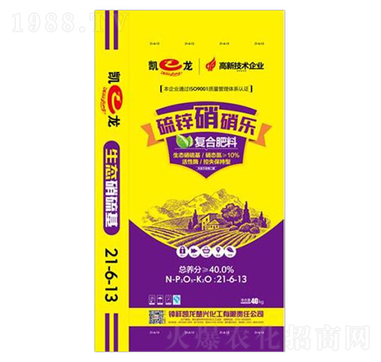 硝硫基復(fù)合肥料21-6-13-硫鋅硝硝樂(lè)-凱龍化工