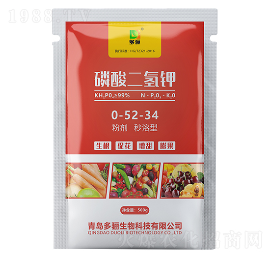 500g磷酸二氫鉀0-52-34-多驪生物