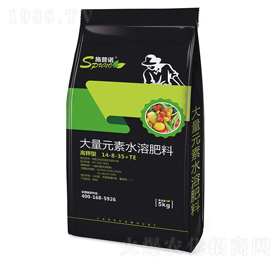 大量元素水溶肥料14-8-35+TE 施普諾