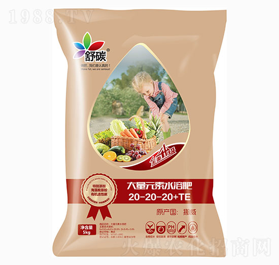 大量元素水溶肥料20-20-20+TE-舒碳-芭甸生物