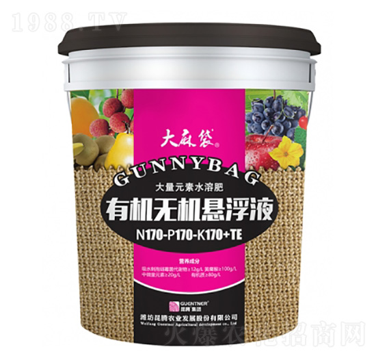有機無機懸浮液170-170-170+TE-大麻袋-昆騰農業(yè)