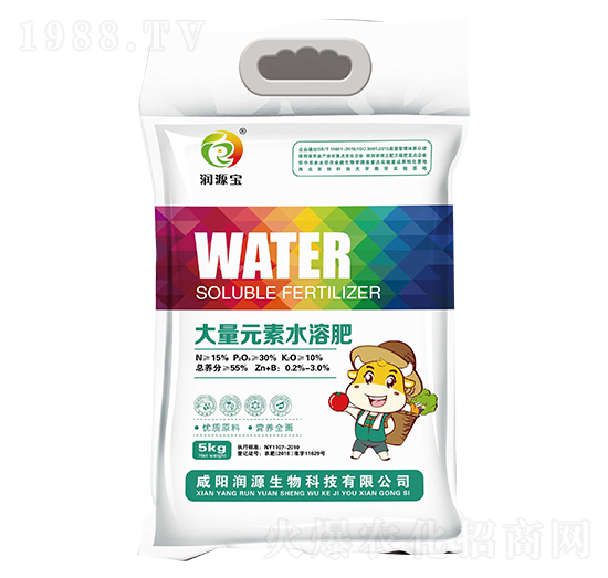 5kg大量元素水溶肥料-潤源寶-潤源生物