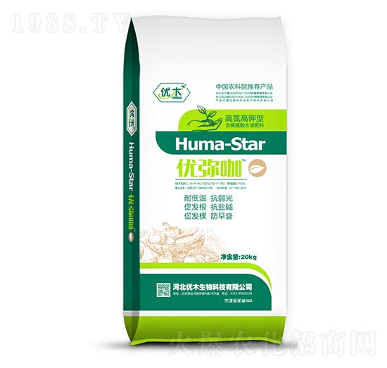 高氮高鉀型水溶肥15-4-16-優(yōu)彌咖-希星肥業(yè)