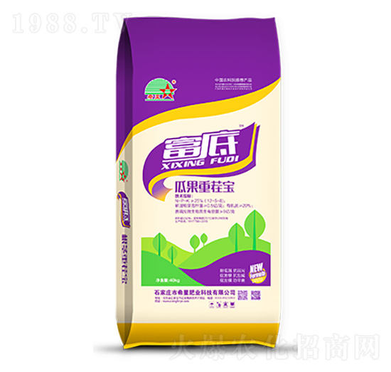 瓜果重茬寶復(fù)合微生物菌肥-富底-希星肥業(yè)