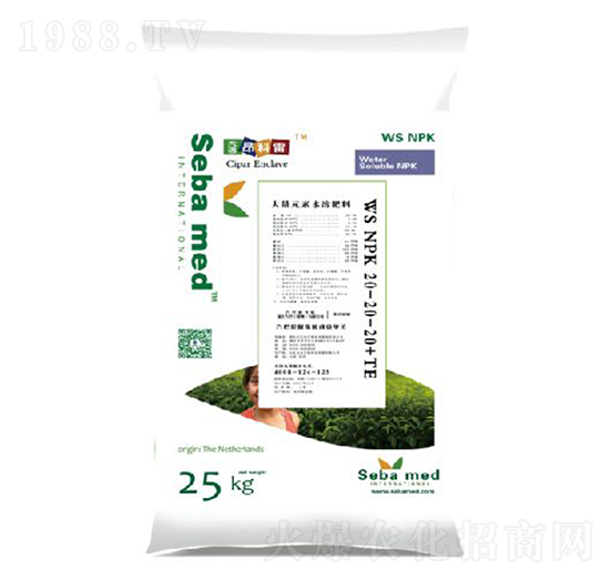 大量元素水溶肥料20-20-20+TE-施巴-汽巴農業(yè)