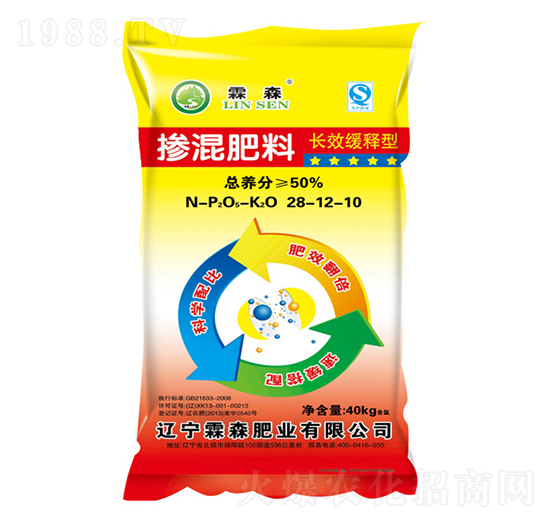 長(zhǎng)效緩釋摻混肥料28-12-10-霖森