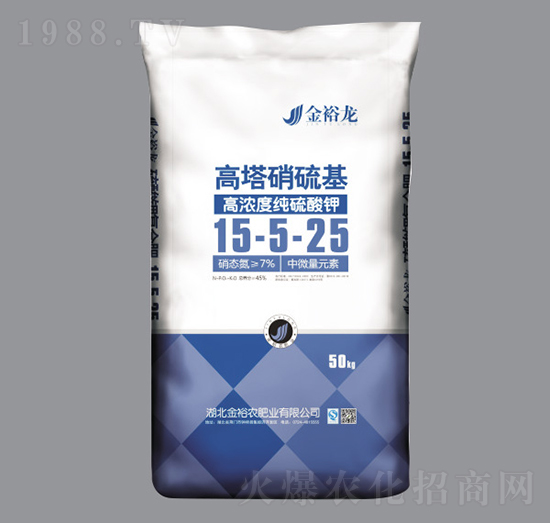 高濃度純硫酸鉀-高塔硝硫基15-5-25-金裕龍-金裕農(nóng)
