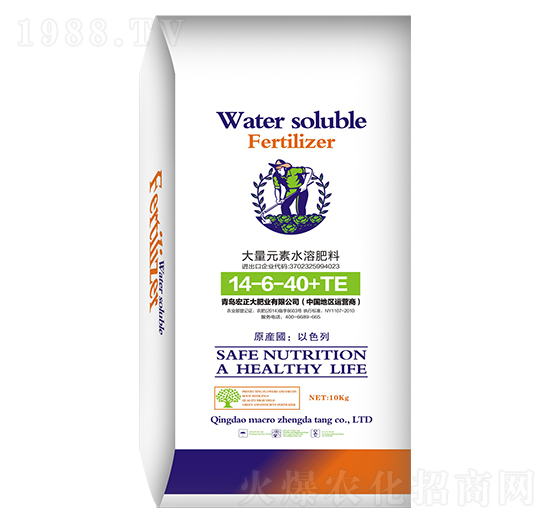 大量元素水溶肥料14-6-40+TE-宏正大肥業(yè)