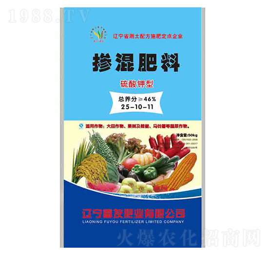 硫酸鉀型摻混肥料25-10-11-富友肥業(yè)