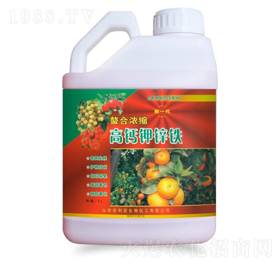 螯合濃縮高鈣鉀鋅鐵-農(nóng)利發(fā)