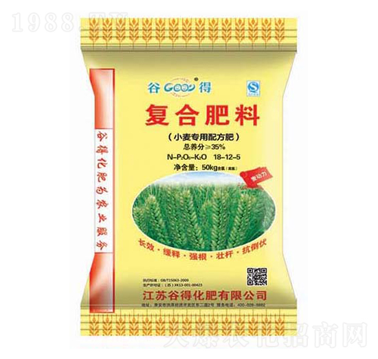 小麥專用配方肥18-12-5-谷得