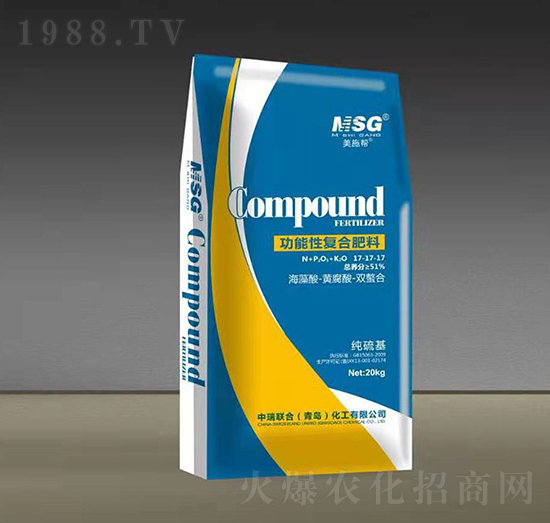 功能性復(fù)合肥料17-17-17-美施幫-中瑞聯(lián)合