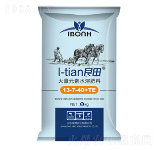 大量元素水溶肥13-7-40+TE-良田-奕博農(nóng)化