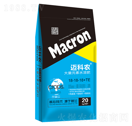 大量元素水溶肥18-18-18+TE-邁科農(nóng)-鑫垚生物