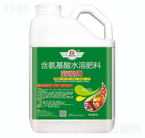 含氨基酸水溶肥料-海藻鉀-金田豐