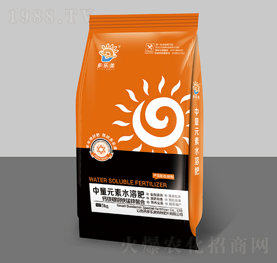 中量元素水溶肥-鈣鎂硼銅鐵錳鋅螯合-多樂(lè)美