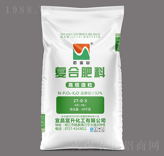 40kg�����Ȼ���(f��)�Ϸ���27-0-5-ʯ��ɽ-�����r(n��ng)�Y