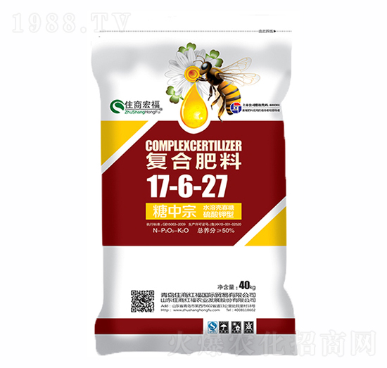 復(fù)合肥料17-6-27-糖代宗-住商宏福