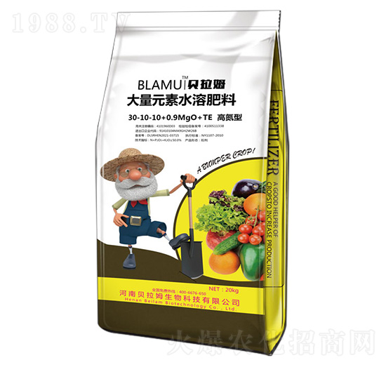 �ߵ��ʹ���Ԫ��ˮ�ܷ���30-10-10+0.9MgO+TE-ؐ��ķ