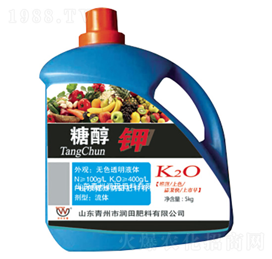 5kg糖醇鉀葉面肥-潤(rùn)田肥料