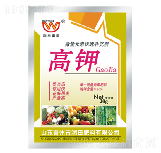 微量元素快速補充劑-高鉀-潤田肥料