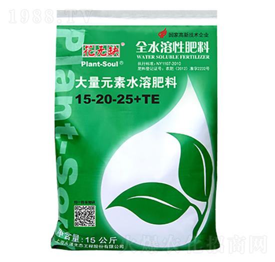 大量元素水溶肥15-20-25+TE-花無(wú)缺-永通生態(tài)