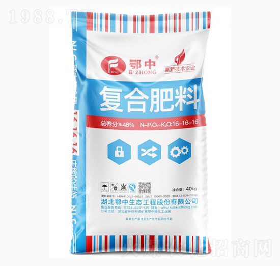 復合肥料16-16-16-鄂中