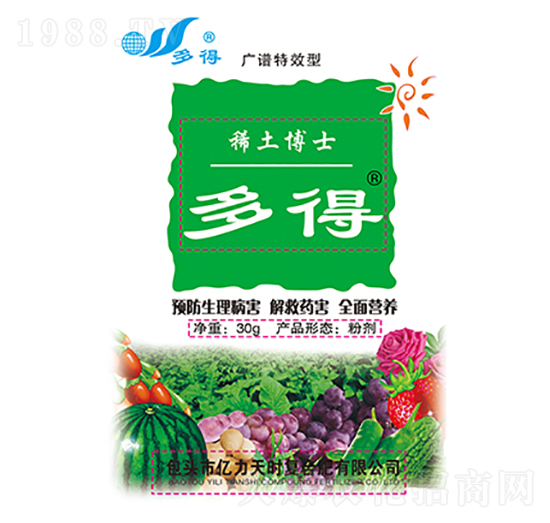 廣譜通用型稀土博士-多得-億力天時