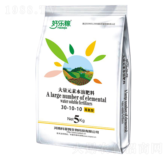 �ߵ��ʹ���Ԫ��ˮ�ܷ���30-10-10+TE-�Ø���-�Ʒ�ķ