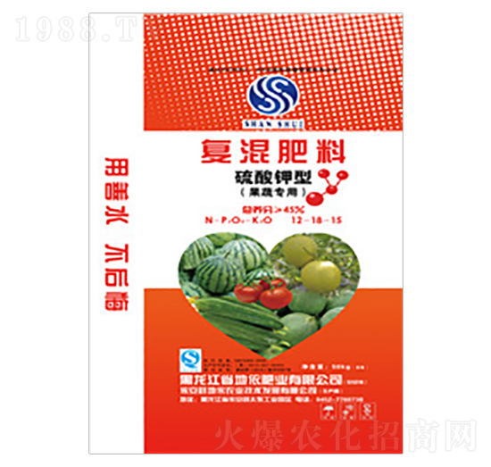 果蔬專用硫酸鉀型復混肥料12-18-15-地依農(nóng)業(yè)