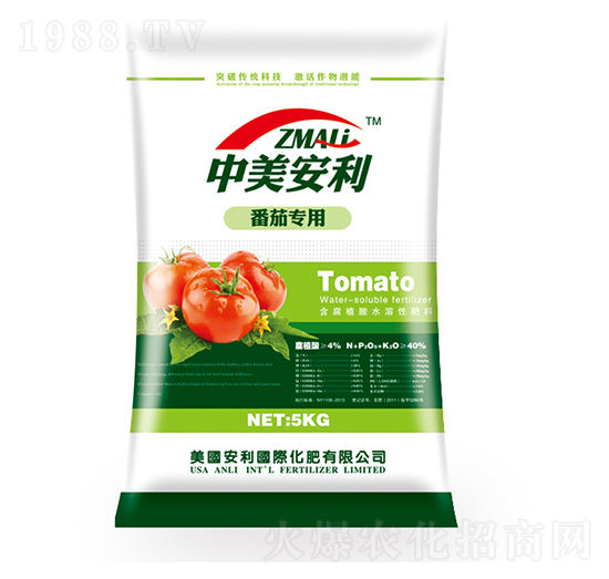 番茄專(zhuān)用含腐植酸水溶肥-沃爾