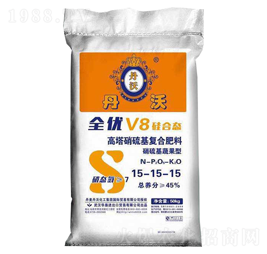 高塔硝硫基復合肥料15-15-15-丹沃-華墾