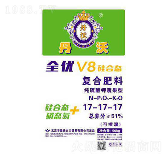 純硫酸鉀蔬果型17-17-17-丹沃-華墾