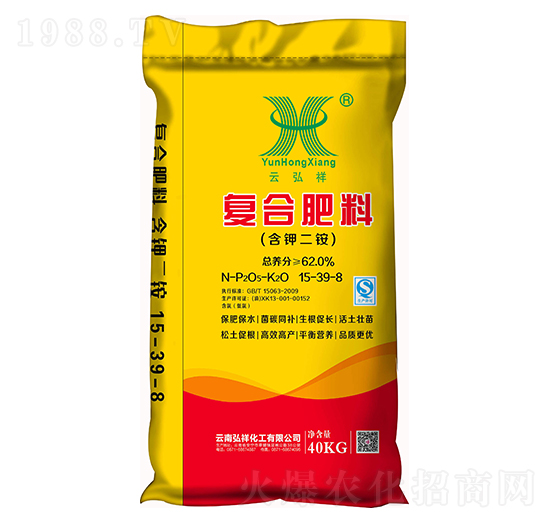 含鉀二銨復(fù)合肥料15-39-8-云弘祥-祥豐集團(tuán)