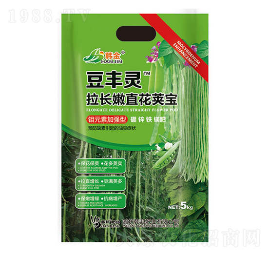 鉬元素加強型拉長嫩直花莢寶-韓金-韓邦肥業(yè)