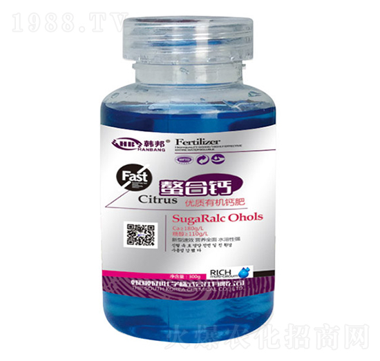 500g優(yōu)質(zhì)有機(jī)鈣肥-螯合鈣-韓金-韓邦肥業(yè)