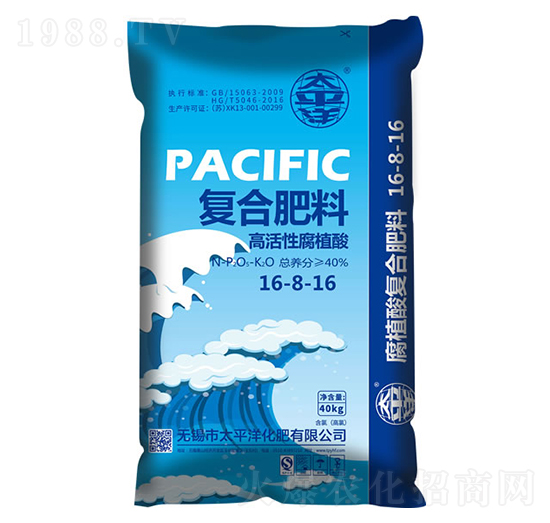 高活性腐植酸復合肥料16-8-16-太平洋化肥