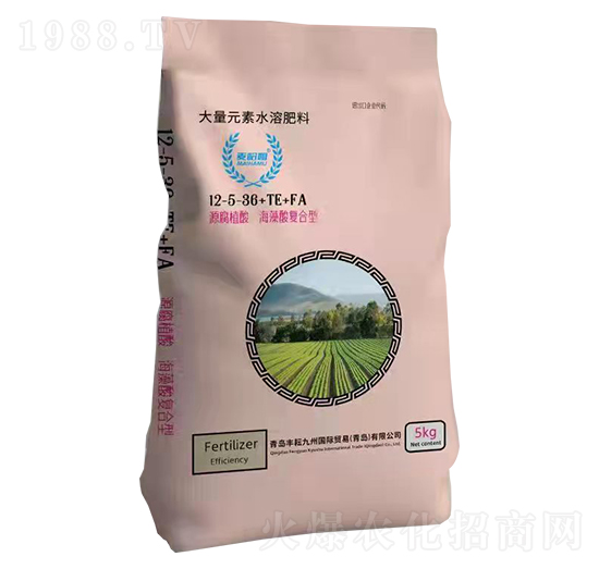 大量元素水溶肥12-5-36+TE+FA-豐耘九州